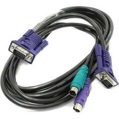 Кабель D-Link DKVM-CB/B1A 1.8м черный