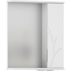 Зеркало-шкаф Volna Adel 60х70 правое с подсветкой, белый (zsADEL60.R-01) Волна