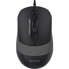 Мышь A4Tech Fstyler FM10 черный/серый оптическая (1600dpi) USB (4but)