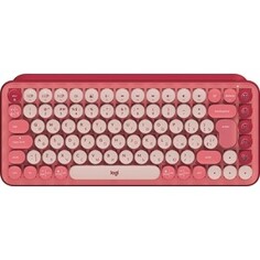 Клавиатура Logitech POP Keys Wireless Mechanical Keyboard With Emoji Keys - HEARTBREAKER_ROSE - RUS - BT - INTNL - B (920-010718)