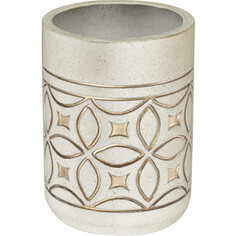 Стакан для ванной Fixsen Rich белый/золото (FX-251-3)