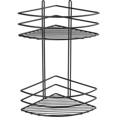 Полка-решетка Fixsen двухярусная, черная (FX-710B-2)
