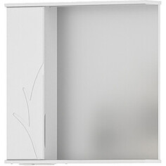 Зеркало-шкаф Volna Adel 70х70 левое с подсветкой, белый (zsADEL70.L-01) Волна