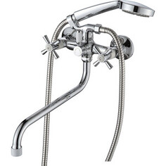 Смеситель для ванны Ammore A4782-3 хром/белый