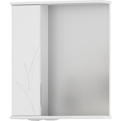 Зеркало-шкаф Volna Adel 60х70 левое с подсветкой, белый (zsADEL60.L-01) Волна