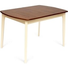 Стол TetChair Roberto (mod. EHR3248R+12 H4) дерево гевея/мдф rustic oak+cream (дуб+кремовый)