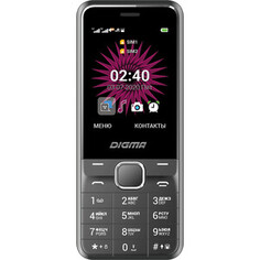 Мобильный телефон Digma Linx A241 серый (32Mb/2Sim/2.44/240x320)