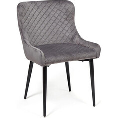 Стул TetChair Eli (mod. 8202) металл/ткань серый (G-062-40) /черный