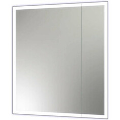 Зеркало-шкаф Reflection Cube 70х80 подсветка, датчик движения, белый (RF2212CB)