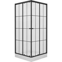 Душевой уголок Niagara Nova 90х90 с поддоном, с рисунком, черный NG-0190-14 (01901412)