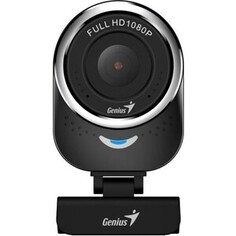 Веб-камера Genius QCam 6000, угол обзора 90 гр по вертикали, вращение на 360гр, встроенный микрофон, 1080P полный HD, 30 ка (32200002407)