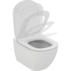 Унитаз подвесной безободковый Ideal Standard Tesi с сиденьем микролифт (T355101)