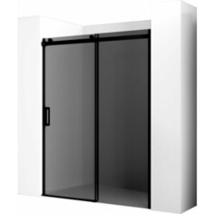 Душевая дверь Ambassador Benefit 120x200 тонированная, черная (19022201HBB)