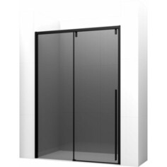 Душевая дверь Ambassador Intense 130x200 тонированная, черная (110022202IBB)