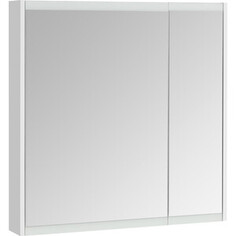 Зеркальный шкаф Акватон Нортон 80 белый глянец (1A249202NT010)