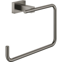 Полотенцедержатель Grohe Essentials Cube кольцо, темный графит матовый (40510AL1)