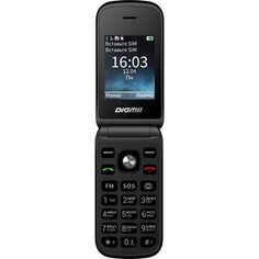 Мобильный телефон Digma VOX FS240 32Mb черный моноблок 2.44 (VT2074MM)