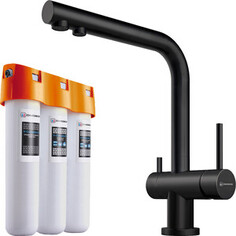 Смеситель для кухни Omoikiri Nagano GB графит с фильтром Pure Drop Lite (4284.8028)