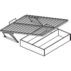 Основание для кроватей ТЭКС 1,4 ортопедическое/подъемный механизм с ящиком ТЕКС