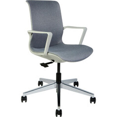 Офисное кресло NORDEN Некст 8002C-2KSB gray HY60200 серая ткань/ светло серый пластик
