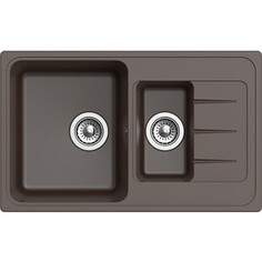 Кухонная мойка Ewigstein Elegant E-60KF шоколад