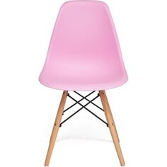 Стул TetChair Secret De Maison Cindy (Eames) (mod. 001) дерево береза/металл/сиденье пластик светло-розовый (light pink)