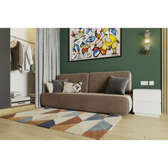 Диван-кровать Сильва 3т Роял СК Вивальди 7+ Ультра какао Silva