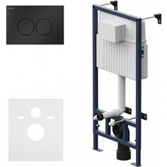 Инсталляция Am.Pm ProC для подвесного унитаза, с черной матовой клавишей (I012707.0138) Am.Pm.