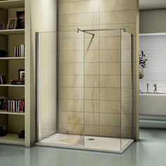 Душевой уголок Good Door Walk-In SP+SP 140х90 прозрачный, хром