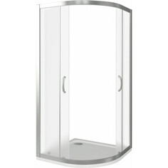 Душевой уголок Good Door Infinity R 120х80 матовый Grape, хром (R-120-G-CH)