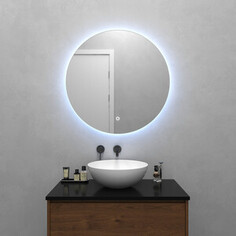 Безрамное зеркало с холодной подсветкой Genglass Rauntel NF LED M GGL-03-M-6000-2