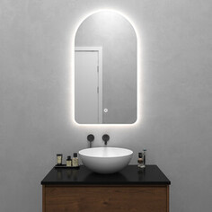 Безрамное зеркало с нейтральной подсветкой Genglass Arkelo NF LED S GGL-04-S-4000-2