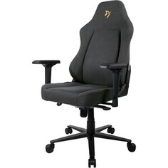 Компьютерное кресло (для геймеров) Arozzi Primo Woven Fabric black-gold logo