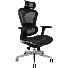 Офисное кресло NORDEN Hero black YS-0810H-T(E+E) черный пластик / черная сетка