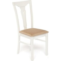 Стул TetChair Гермес /Hermes Ivory white/ обивка ткань песочная Jaffy 104-58