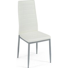 Стул TetChair Easy Chair (mod. 24) металл/экокожа слоновая кость/серый