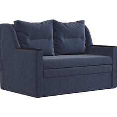 Диван-кровать Шарм-Дизайн Дуэт велюр Ультра миднайт