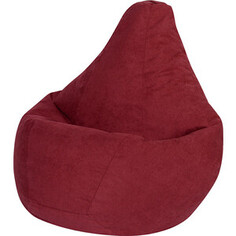 Кресло-мешок DreamBag Бордовый Велюр L 100х70