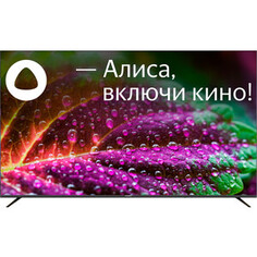 Телевизор Hyundai H-LED75BU7005 Яндекс.ТВ Frameless черный 4K 60Hz DVB-T DVB-T2 DVB-C DVB-S DVB-S2 USB WiFi SmartTV