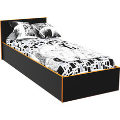 Кровать МДК Black 80х200 Оранж (BL - КР9О) MDK