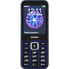 Мобильный телефон Digma Linx C281 синий (32Mb/2Sim/2.8/240x320/0.08Mpix)