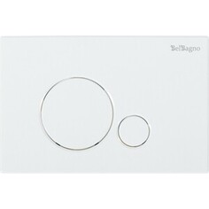 Кнопка смыва BelBagno Sfera белая (BB014-SR-BIANCO)