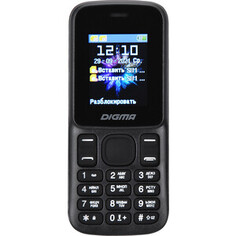 Мобильный телефон Digma A172 Linx 32Mb черный моноблок 2Sim 1.77 128x160 GSM900/1800 microSD max32Gb