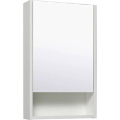 Зеркальный шкаф Runo Микра 40х65 правый, белый (УТ000002341) РУНО