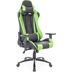Геймерское кресло Everprof Lotus S9 экокожа зеленый