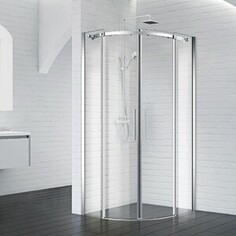 Душевой уголок BelBagno Acqua R-2 90х90 с поддоном, прозрачный, хром (ACQUA-R-2-90-C-Cr, ЛП00180)