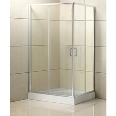 Душевой уголок BelBagno Uno 195-AH-2 120х100 прозрачный, хром (UNO-195-AH-2-120/100-C-Cr)