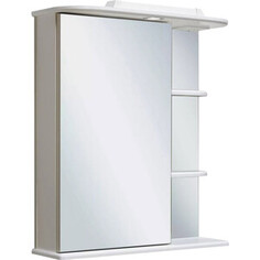 Зеркальный шкаф Runo Магнолия 60х75 левый, белый (00000000030) РУНО