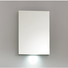 Зеркальный шкаф BelBagno 50 с подсветкой, белый (SPC-1A-DL-BL-500)