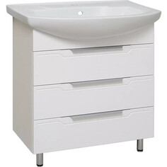 Тумба под раковину Runo Верона 68х31 белая (00000001146) РУНО